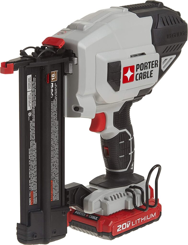 PORTER-CABLE PCC790LA 20V MAX Litio 18GA Kit de clavadora de brads